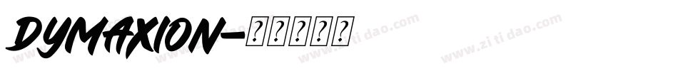 DYMAXION字体转换