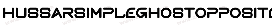HussarSimpleGhostOppositeobliqueThree-l7WV字体转换