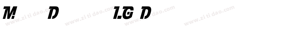 ModernDestronic-LGjD字体转换