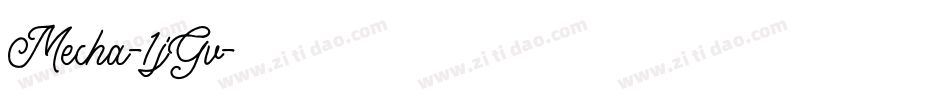 Mecha-1jGv字体转换