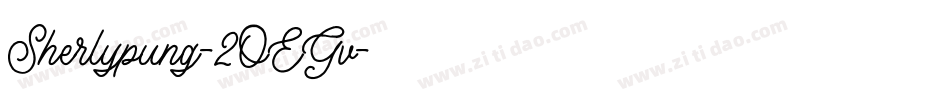 Sherlypung-2OEGv字体转换