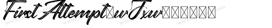 FirstAttempt-wJxw字体转换