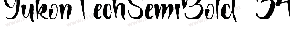 YukonTechSemiBold-34o6字体转换 YukonTechSemiBold-34o6字体转换