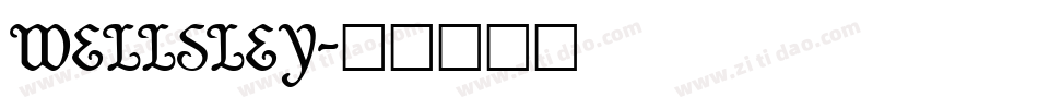 WELLSLEY字体转换