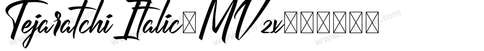 TejaratchiItalic-MVzx字体转换