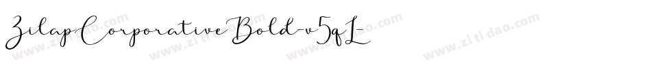 ZilapCorporativeBold-v5qL字体转换 ZilapCorporativeBold-v5qL字体转换