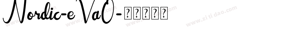 Nordic-eVaO字体转换