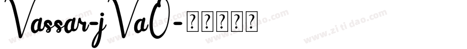 Vassar-jVaO字体转换