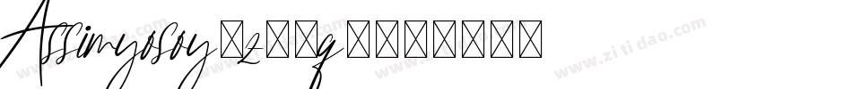 Assimyosoy-z89q1字体转换