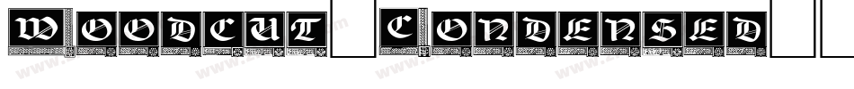 Woodcut-Condensed字体转换