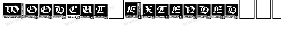 Woodcut-Extended字体转换