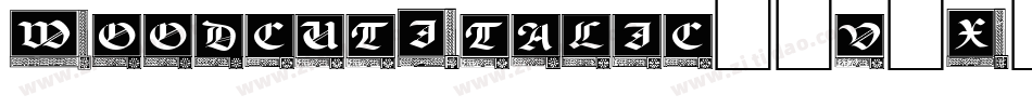 WoodcutItalic-2v5X字体转换