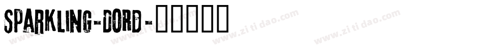 Sparkling-D0Rd字体转换