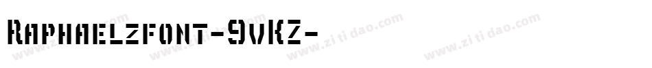 Raphaelzfont-9vKZ字体转换
