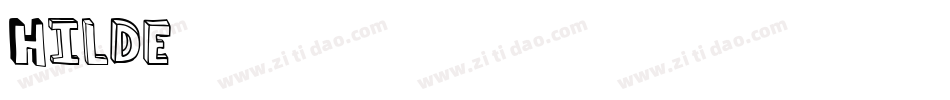 Hilde字体转换