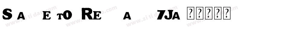 SlabbertonRegular-m7Ja字体转换