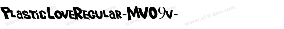 PlasticLoveRegular-MVO9v字体转换
