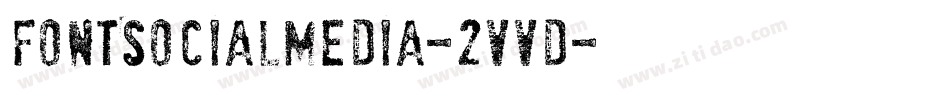 FontSocialMedia-2Vvd字体转换