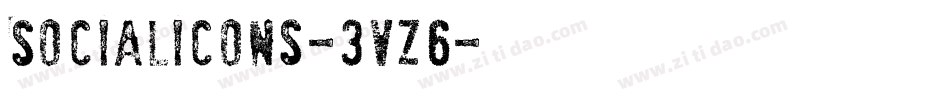 SocialIcons-3Vz6字体转换