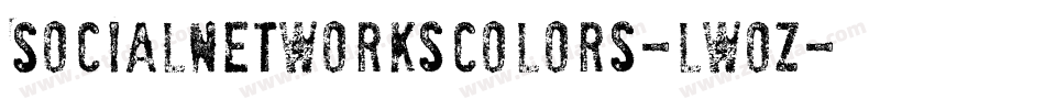 SocialNetworksColors-lwOZ字体转换