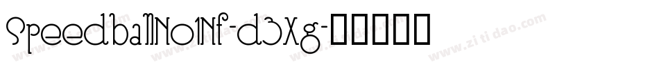 SpeedballNo1Nf-d3Xg字体转换