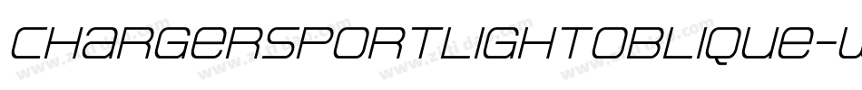 ChargerSportLightOblique-w5d8字体转换