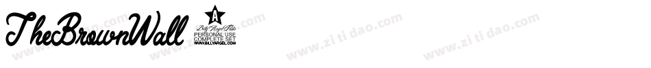 TheBrownWall-2字体转换