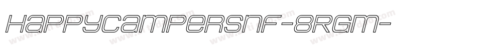 Happycampersnf-8RgM字体转换