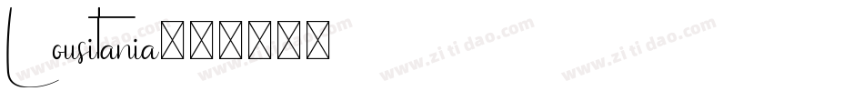Lousitania字体转换