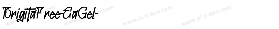 BrigitaFree-EaGel字体转换