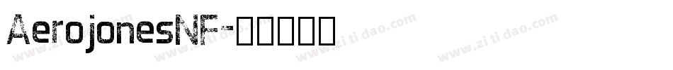 AerojonesNF字体转换