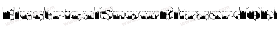 ElectricalSnowBlizzardOblique-jPDy字体转换