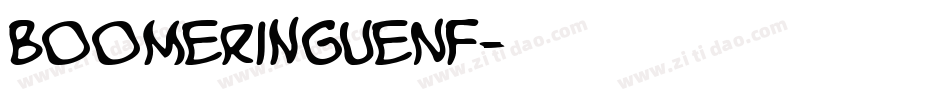 BOOMeringueNF字体转换
