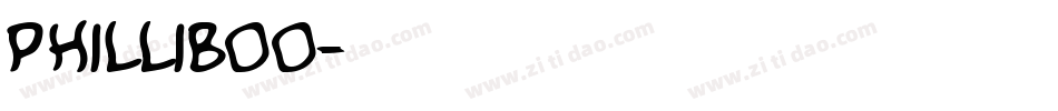 PhilliBoo字体转换