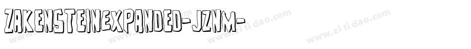ZakensteinExpanded-jznM字体转换