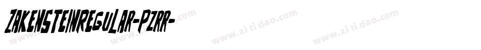 ZakensteinRegular-pzrr字体转换 ZakensteinRegular-pzrr字体转换