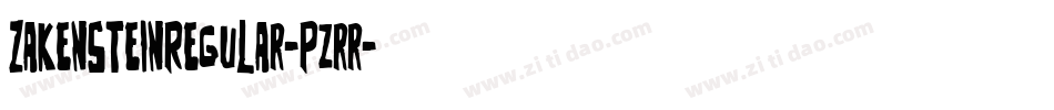 ZakensteinRegular-pzrr字体转换 ZakensteinRegular-pzrr字体转换