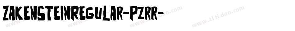 ZakensteinRegular-pzrr字体转换 ZakensteinRegular-pzrr字体转换