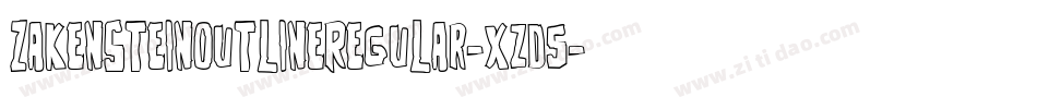 ZakensteinOutlineRegular-xzd5字体转换