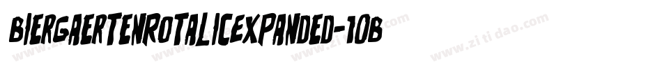 BiergaertenRotalicExpanded-1OB2字体转换