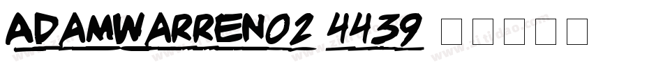 AdamWarren02-4439字体转换