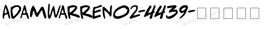AdamWarren02-4439字体转换
