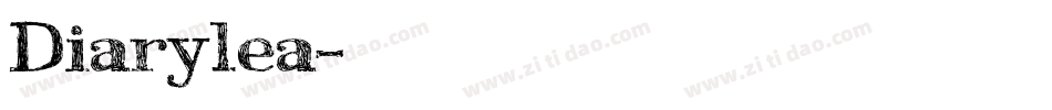 Diarylea字体转换