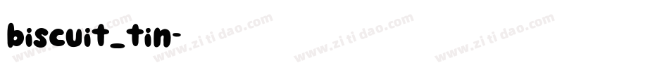 biscuit_tin字体转换