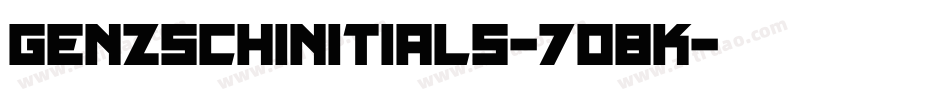 GenzschInitials-7oBK字体转换