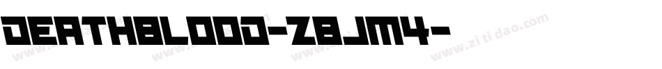 Deathblood-z8JM4字体转换