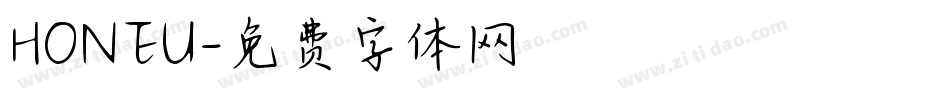 HONEU字体转换