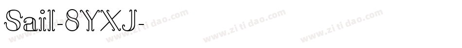 Sail-8YXJ字体转换