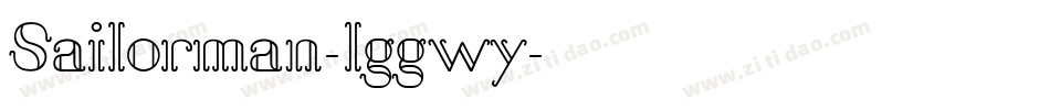 Sailorman-lggwy字体转换