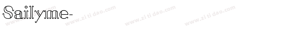 Sailyme字体转换
